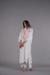Asal White Kimono Kurta Set