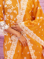 Tamaya Set-Sneh Dupatta - Orange