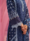 Adhira Set-Avena Dupatta - Navy