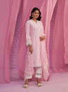 Adhira Set-Avena Dupatta - Pink