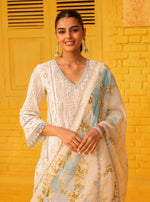 Maithali Set-Siyara Dupatta - Off white