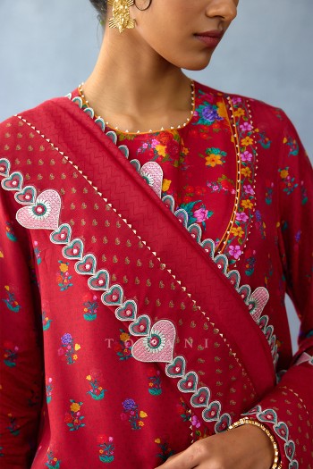 Dil Surkh Aaliyah Kurta Set