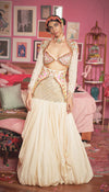 MARSHMALLOW - IVORY EMBELLISHED FULL LEHENGA SET