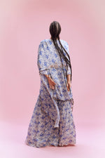 "Ishani" Chiffon Floral Kurta-Sharara and a Cape