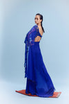 "Moana" Chiffon Draped Saree with a Blouse