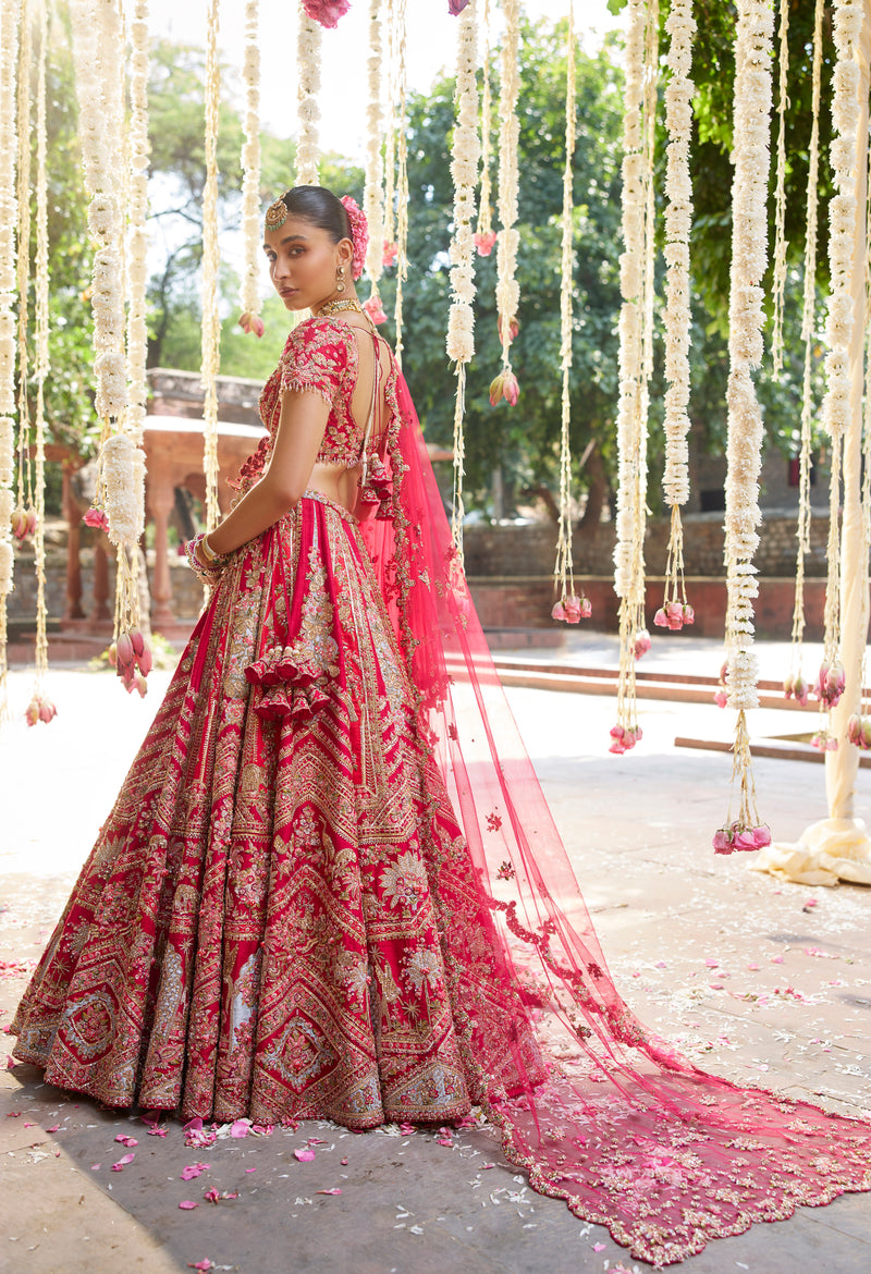 "Asani" Bridal Lehenga