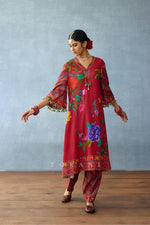 Dil Surkh Faiza Kurta Set