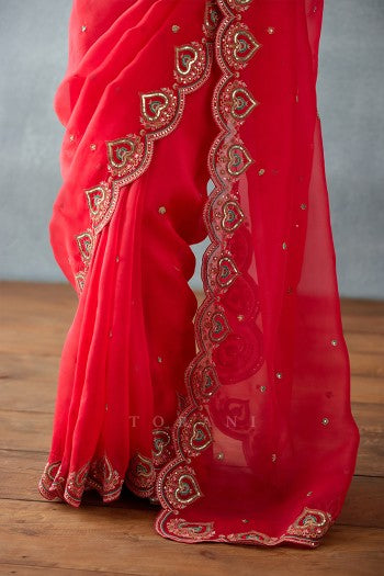 Dil Surkh Samila Saree