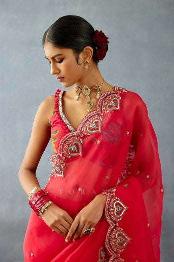 Dil Surkh Samila Saree