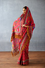 Dil Surkh Gazal Saree