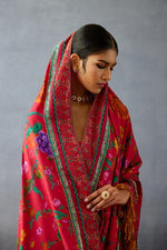 Dil Surkh Gazal Saree