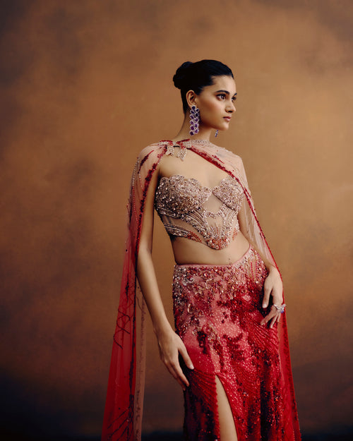 Rosarae corset & skirt set