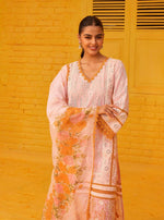 Maithali Set-Siyara Dupatta - Pink