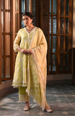 Hiyti Set Lime Arika Dupatta