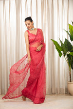 Pink Nyra Saree Set