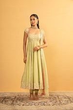 BOTTLE GOURD ANARKALI SET