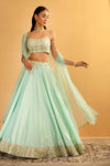 ICE BLUE DHOTI SET