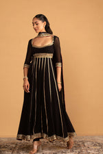 BLACK ANARKALI SET