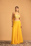 YELLOW DHOTI SET