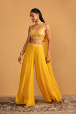 YELLOW DHOTI SET