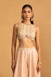 PEACH SHARARA SET