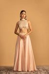 PEACH SHARARA SET