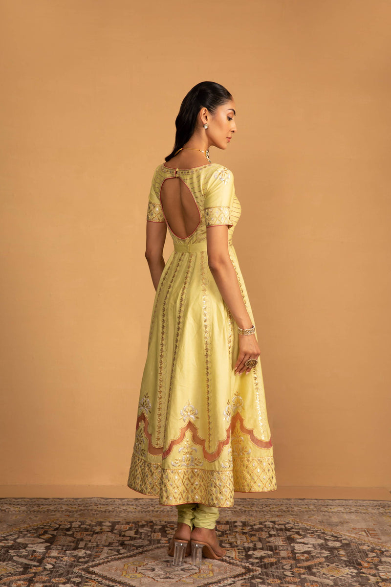 MINT GREEN ANARKALI SET