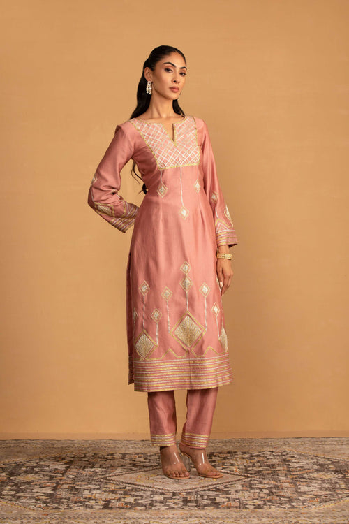 CHAMPAGNE KURTA SET