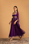 PURPLE ANARKALI SET