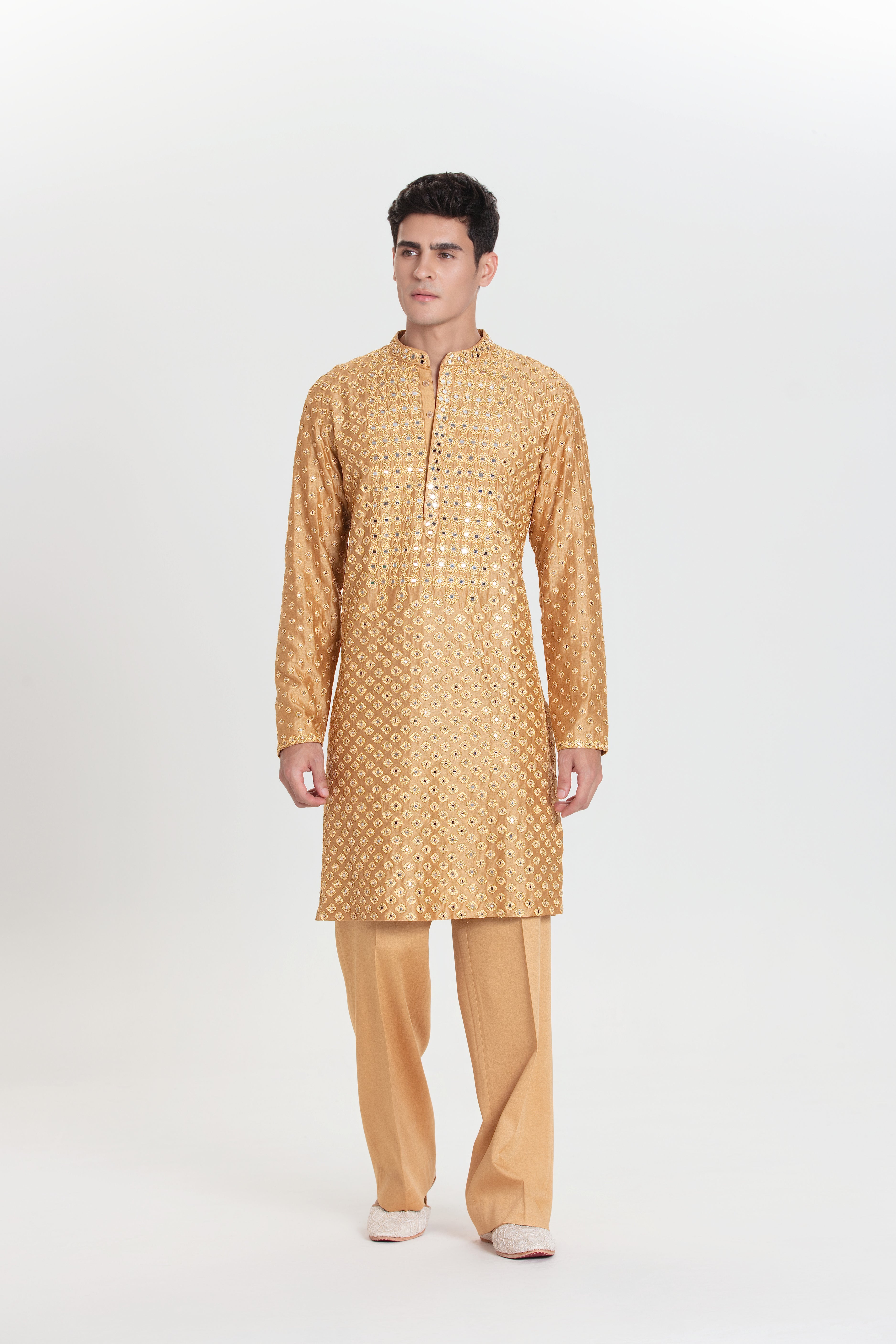 Boota 495 Gold Boota Blaze Kurta Set