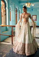 Off-white lehenga