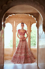 Dark Pink Lehenga Set