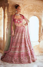 Dark Pink Lehenga Set