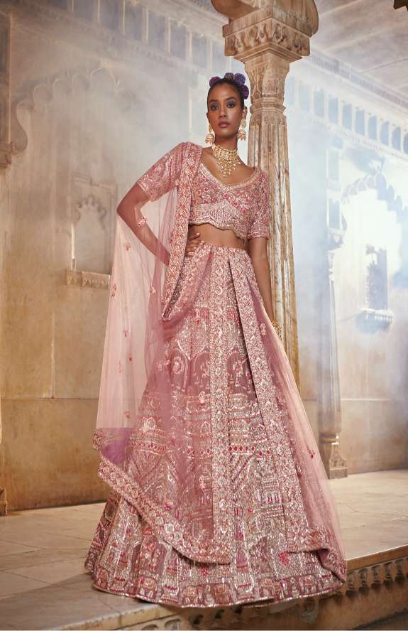 NM bridal lehenga