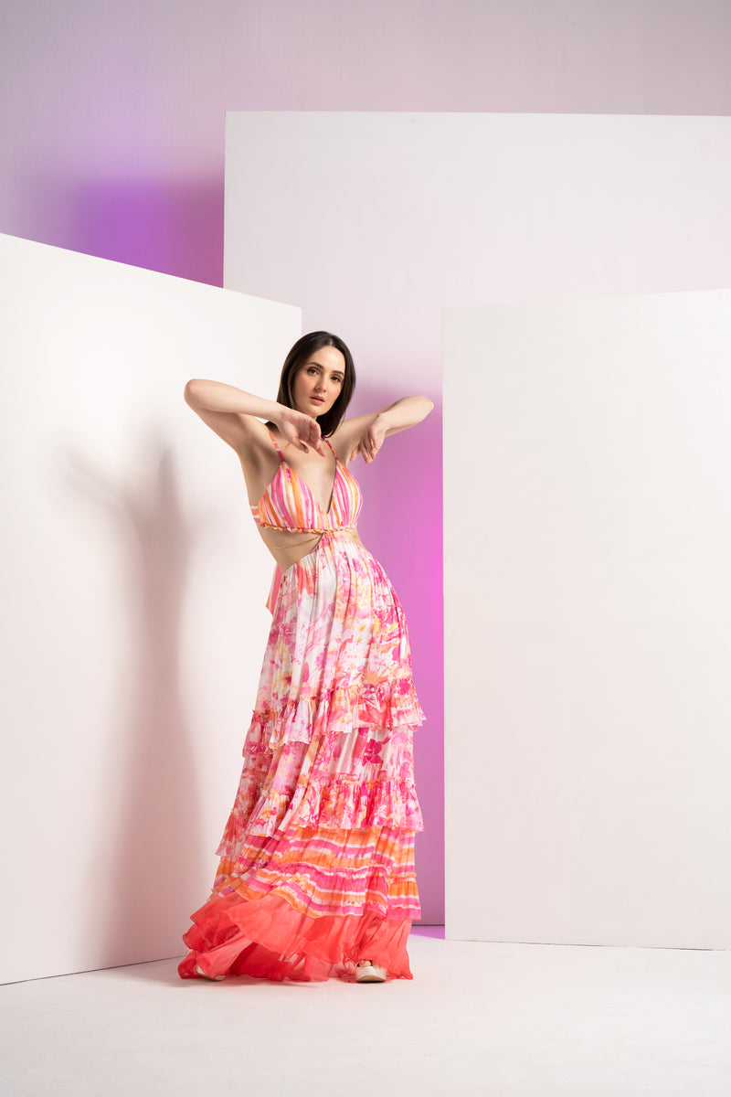 fusion pink dress Luxury Cocktail Dresses | Thea Pink Fusion