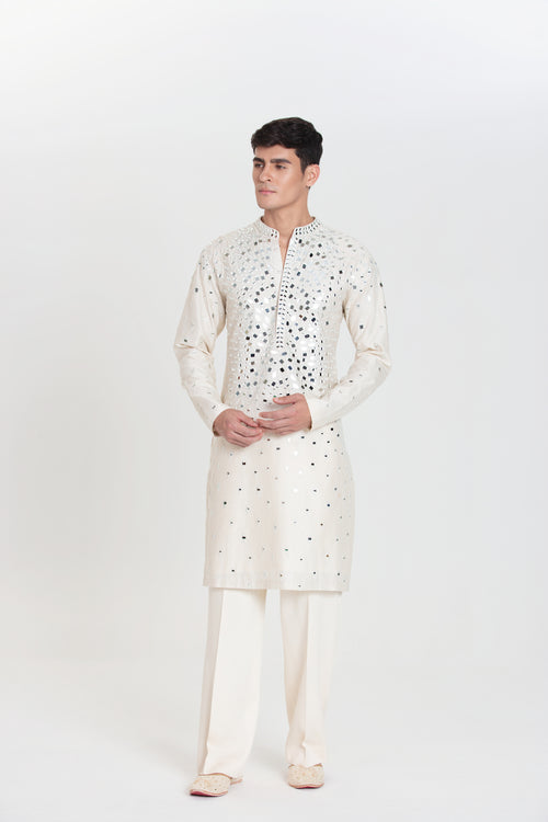 Ivory Bloom Kurta Set