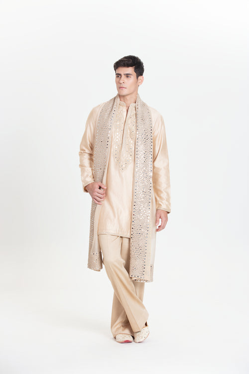 Beige Light Kurta Set