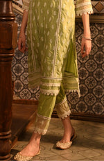 Sanaz Set Green Abhaa Dupatta