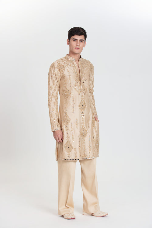 Beige Radiant Kurta Set