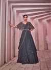 Afra Lehenga Drape Cape Set