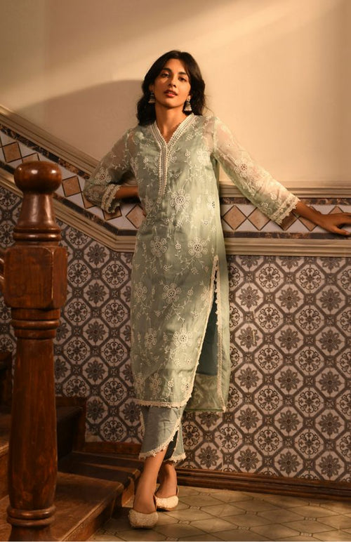 Nezira Set Teal Blue