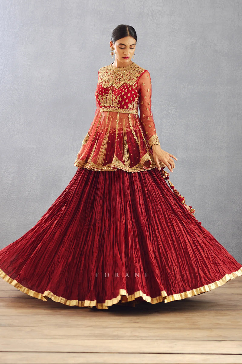 SINDOORI GAUTAMI LEHENGA SET