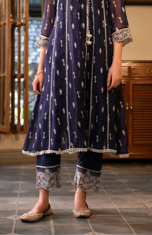 Vashti Set Navy Alessia Dupatta