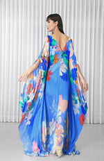 Hibiscus Placement Printed Kaftan