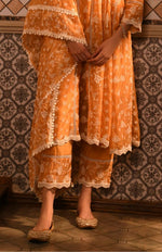 Bolour Set Orange Rida Dupatta