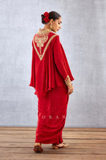 SINDOORI SAROJA DHOTI KAMEEZ SET