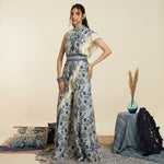 SAFAR BLUE JAAL PRINT