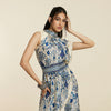 SAFAR BLUE JAAL PRINT