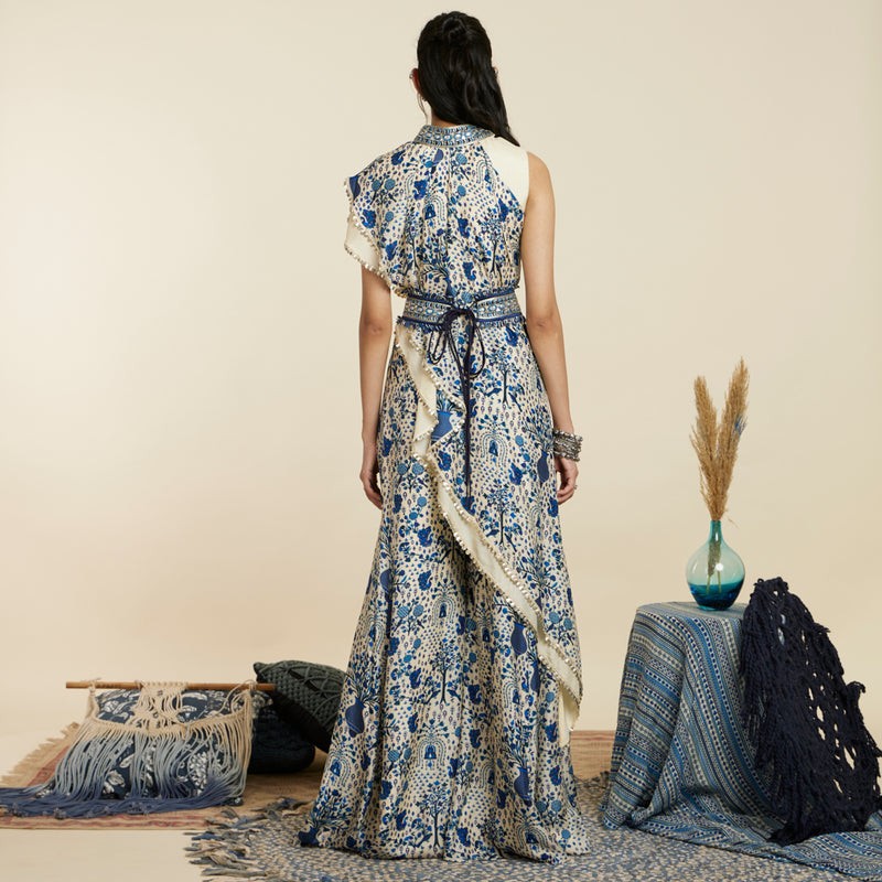 SAFAR BLUE JAAL PRINT