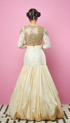 MARSHMALLOW - IVORY EMBELLISHED FULL LEHENGA SET